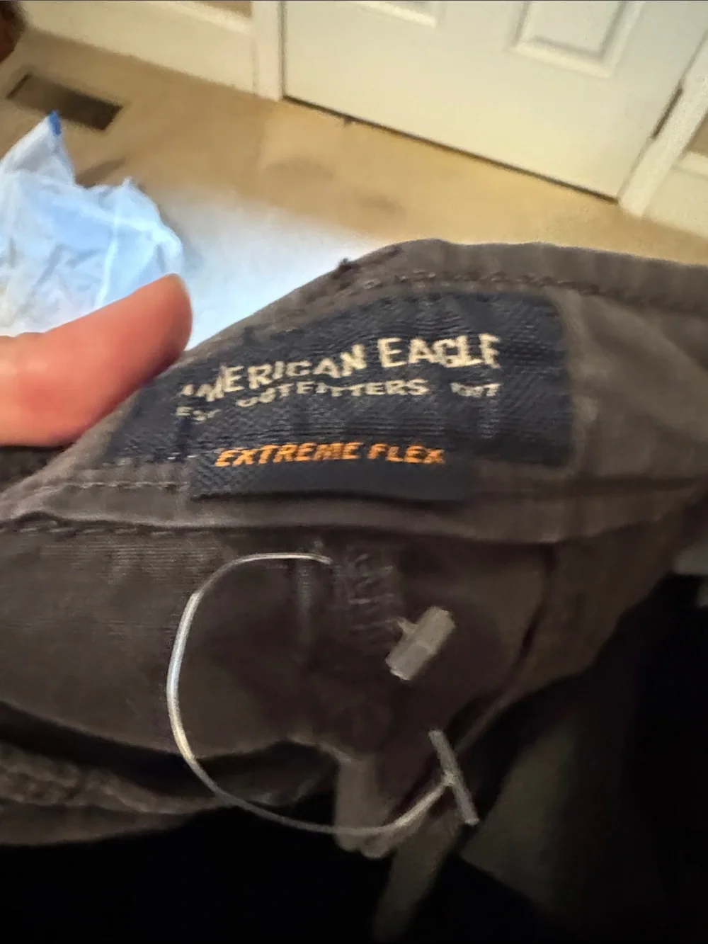 American Eagle Outfitters Black Flat-Front Men's Shorts